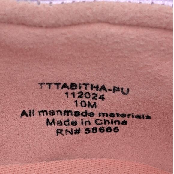 Tucker + Tate Tabitha Mary Jane Flat Girls Metallic Purple Size US10M EU27 - Picture 8 of 11